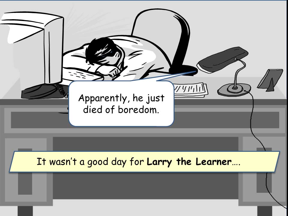What happened to Larry...help solve the case.