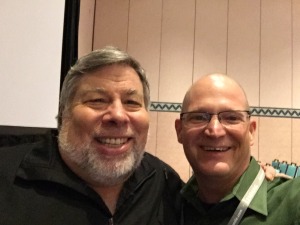 Steve Wozniak and Karl Kapp at Learning2015.